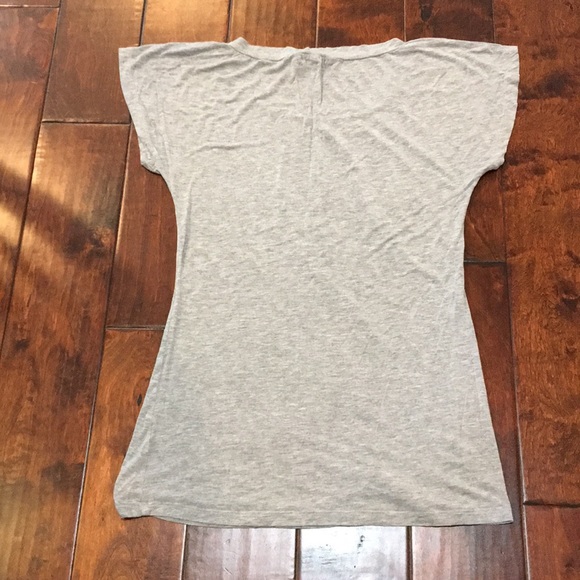 Comfy Extra Long Embellished Tee - Picture 3 of 3